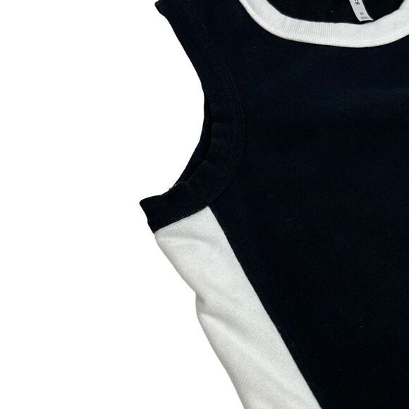 Fabletics Becky black and white French Terry mini dress size M - Picture 10 of 14